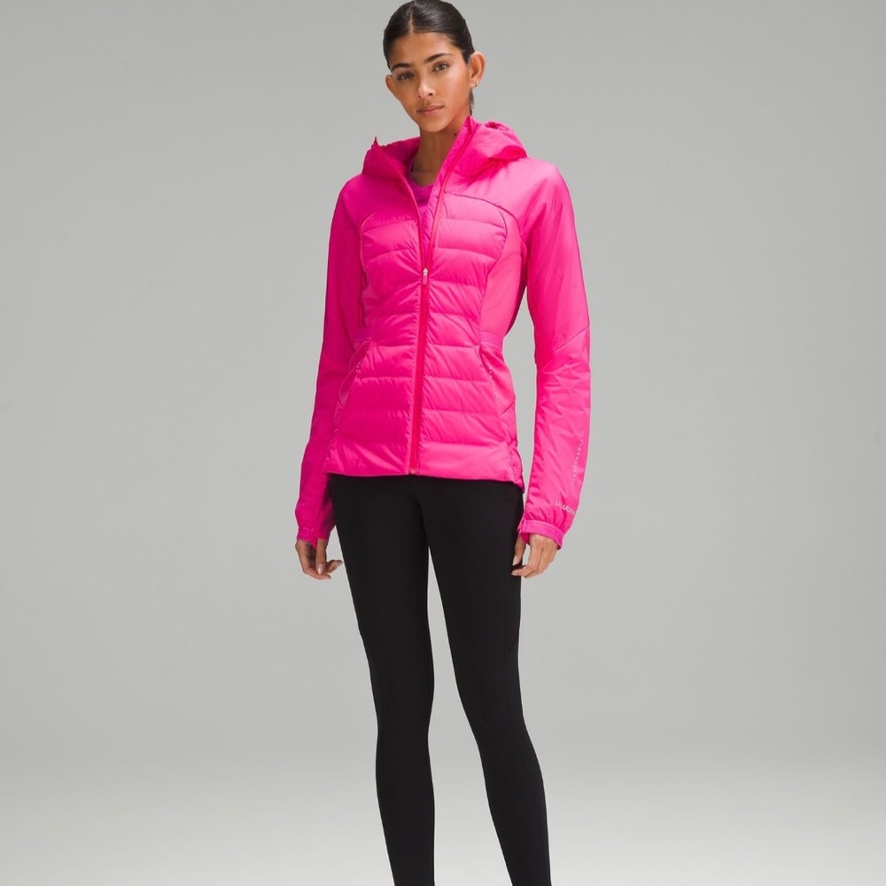 Lululemon down for it all jacket color sonic pink 2, 6, 8, 10, 12 NWT